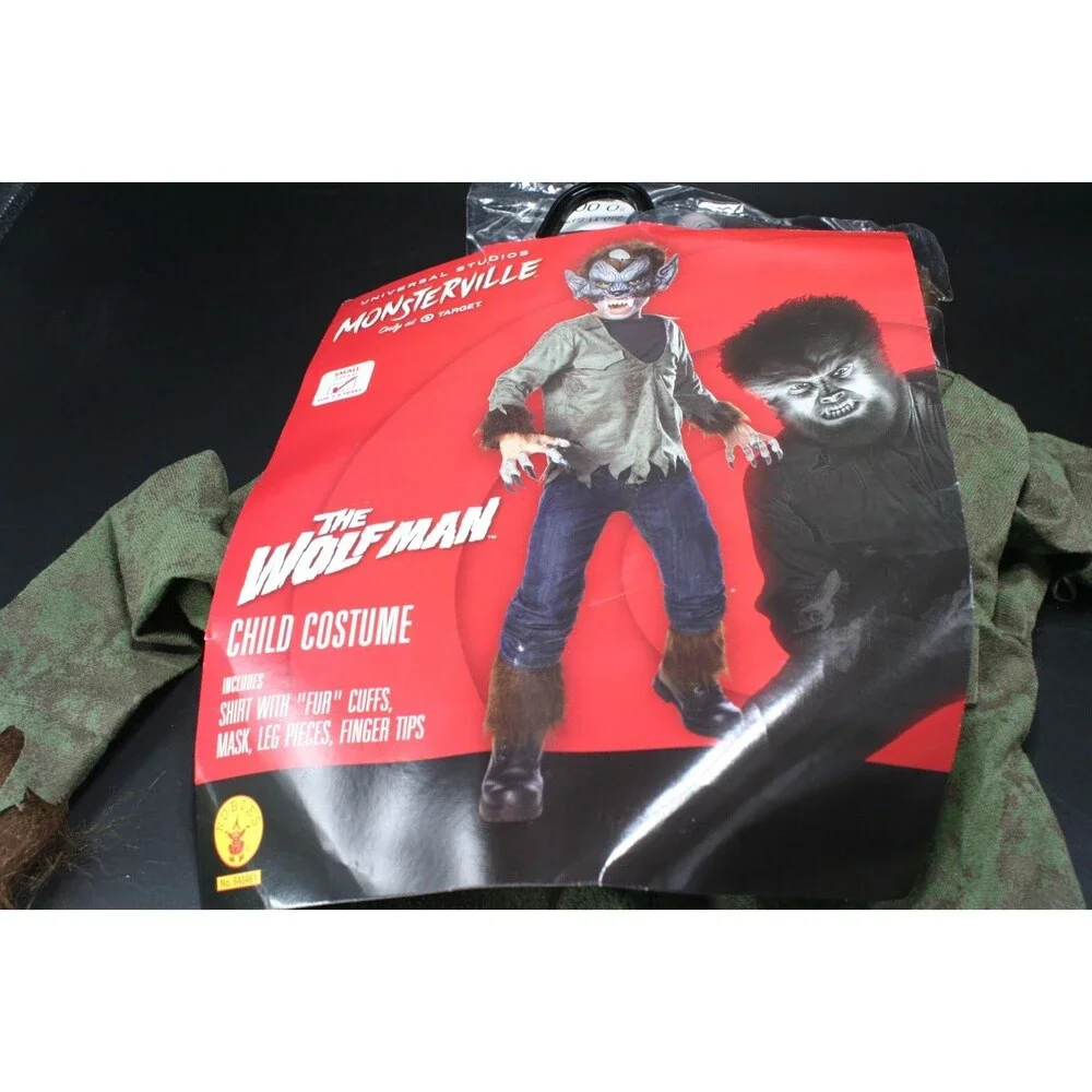 Size Small 4-6 Universal Studios Monsterville The Wolf Man Halloween Costume - Picture 5 of 9